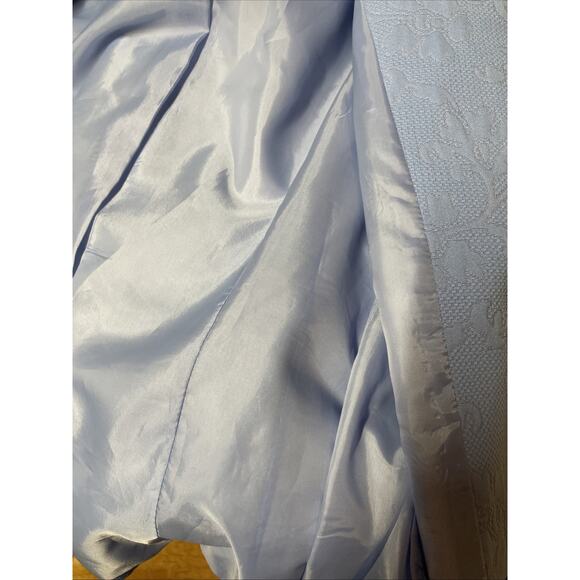 Sag Harbor Light Blue Jacket Size 12 - Unique Purple Buttons - Lined/Long Sleeve - Picture 9 of 10
